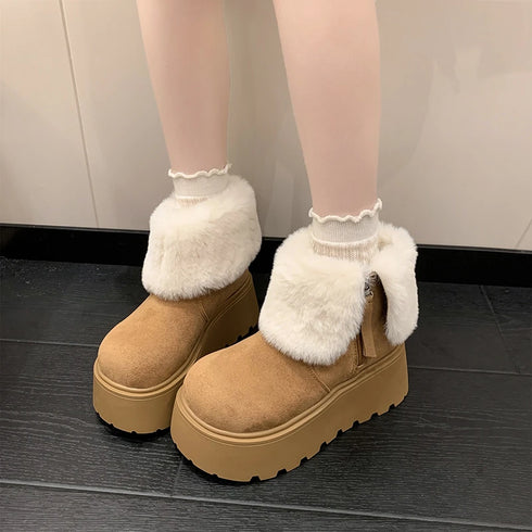 折り返しムートンブーツ
